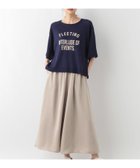 【グローバルワーク/GLOBAL WORK】のロゴニット*スカーチョSET/138783 ネイビー88|ID: prp329100004561406 ipo3291000000032251675