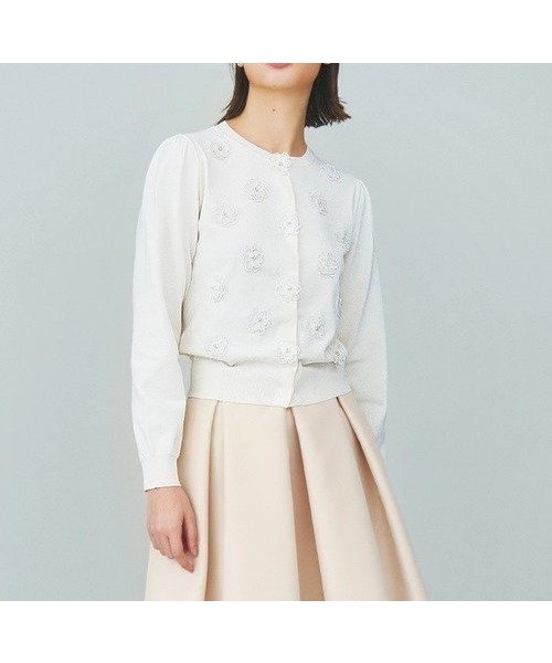【ストロベリーフィールズ/STRAWBERRY FIELDS】のフラワーモチーフカーディガン インテリア・キッズ・メンズ・レディースファッション・服の通販 founy(ファニー) https://founy.com/ ファッション Fashion レディースファッション WOMEN トップス・カットソー Tops/Tshirt カーディガン Cardigans 花柄・フラワープリント・モチーフ Flower Patterns イエロー Yellow 別注 Special Order |ID: prp329100004561410 ipo3291000000032251696