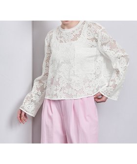 【その他のブランド/Other】のレース Tブラウス 人気、トレンドファッション・服の通販 founy(ファニー) ファッション Fashion レディースファッション WOMEN トップス・カットソー Tops/Tshirt シャツ/ブラウス Shirts/Blouses インナー Inner エレガント 上品 Elegant 春 Spring キャミソール Camisole クロップド Cropped シアー Sheer ストレート Straight スリーブ Sleeve タンク Tank タートルネック Turtleneck ノースリーブ No Sleeve 長袖 Long Sleeve フォルム Form ボトム Bottom レーシー Lacey レース Race ロング Long 夏 Summer |ID:prp329100004561455