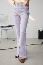【アズール バイ マウジー/AZUL by moussy】のセンタースリットカラーフレアパンツ 人気、トレンドファッション・服の通販 founy(ファニー) ファッション Fashion レディースファッション WOMEN パンツ Pants 2024年 2024 2024春夏・S/S Ss,Spring/Summer,2024 スリット Slit スリム Slim センター Center フレア Flare 夏 Summer S/S・春夏 Ss・Spring/Summer thumbnail L/PUR1|ID: prp329100004561486 ipo3291000000032252504