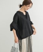 【アーバンリサーチ ドアーズ/URBAN RESEARCH DOORS】のリネンブレンドドロストチュニック 人気、トレンドファッション・服の通販 founy(ファニー) ファッション Fashion レディースファッション Fashion for Women トップス・カットソー Cut & Sew Tops 2025年 2025 2025春夏・S/S Spring/Summer 2025 SS25 シンプル Simple, Minimal チュニック Tunic, Long Top バランス Balance, Style Balance 夏 Summer S/S・春夏 SS, Spring/Summer, Warm Season thumbnail INK BLK|ID: prp329100004561494 ipo3291000000033220349