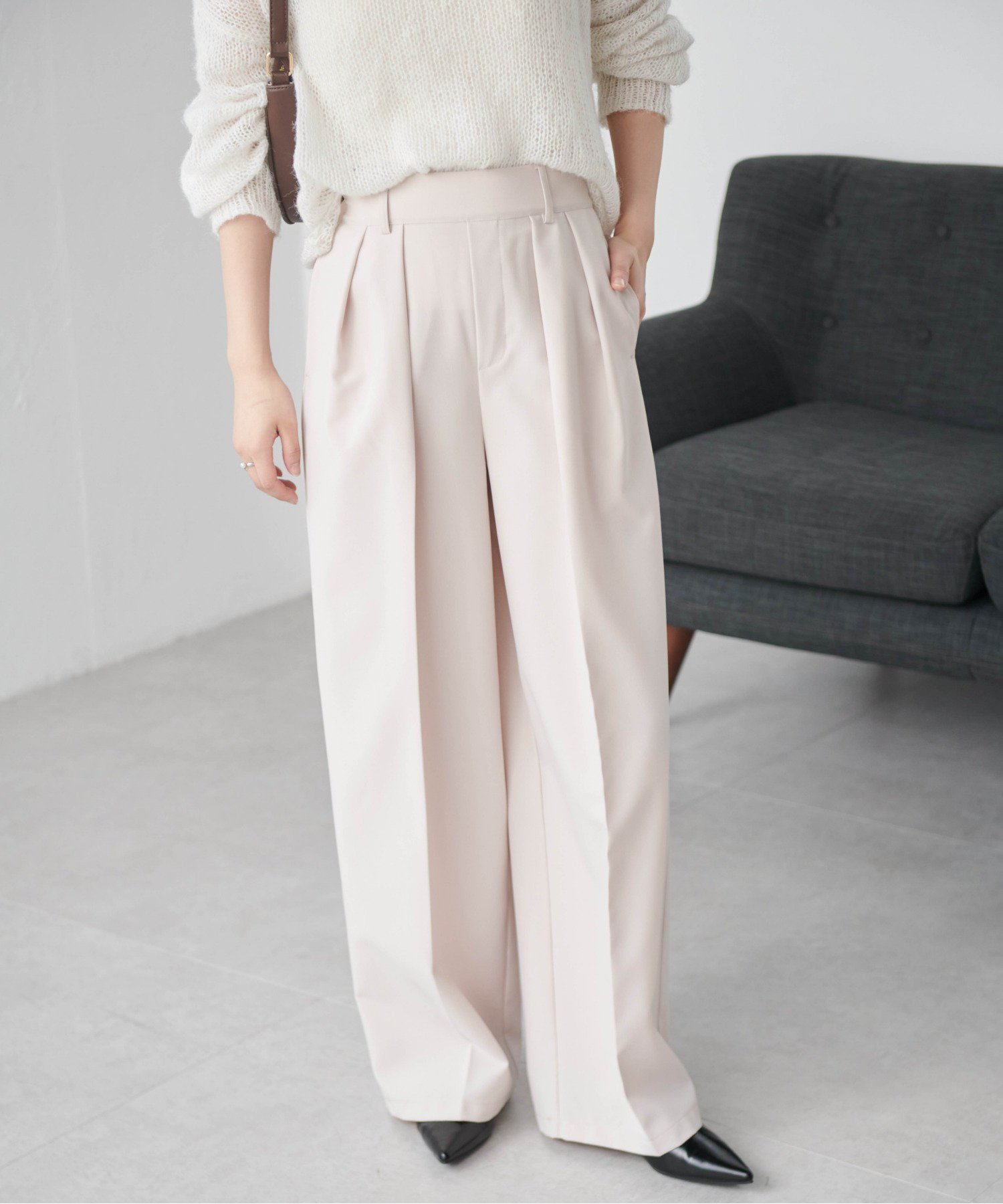 【ラナン/Ranan】の2タックワイドスラックス 人気、トレンドファッション・服の通販 founy(ファニー) 　ファッション　Fashion　レディースファッション　Ladies' Fashion Online　スラックス　Slacks　ポケット　Pocket　ロング　Long　ワイド　Wide　おすすめ　Recommend　夏　Summer　 other-1|ID: prp329100004561496 ipo3291000000032650968
