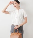 【ニューヨーカー/NEWYORKER】のミニドットデシン 2WAYボウタイ半袖ブラウス 人気、トレンドファッション・服の通販 founy(ファニー) ファッション Fashion レディースファッション WOMEN トップス・カットソー Tops/Tshirt シャツ/ブラウス Shirts/Blouses インナー Inner エレガント 上品 Elegant 春 Spring シアー Sheer ジャケット Jacket スタンド Stand ドット Dot 半袖 Short Sleeve S/S・春夏 Ss・Spring/Summer おすすめ Recommend 夏 Summer thumbnail ホワイト|ID: prp329100004561513 ipo3291000000032252821