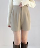 【ヘザー/Heather】のハイウエストコンパクトショートパンツ ベージュ|ID: prp329100004561522 ipo3291000000032252955