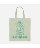 【マリメッコ/marimekko】のVankka Vihkiruusu Placement トートバッグ 人気、トレンドファッション・服の通販 founy(ファニー) ファッション Fashion レディースファッション WOMEN バッグ Bag フロント Front モチーフ Motif リネン Linen ローズ Rose thumbnail ターコイズ×グリーン|ID: prp329100004561534 ipo3291000000032253110