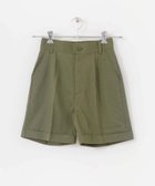 【サニーレーベル/Sonny Label / URBAN RESEARCH】のOOPS ストレッチセンタープレスショートパンツ カーキ|ID: prp329100004561543 ipo3291000000032253200
