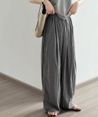 【その他のブランド/Other】の涼感イージーワイドパンツ ワイドパンツ 体型カバー レディース 夏 さらさら グレー|ID: prp329100004561546 ipo3291000000032645988