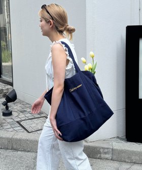 【キャナルジーン/CANAL JEAN】のCALL MY NAME キャンバストートバッグ 人気、トレンドファッション・服の通販 founy(ファニー) ファッション Fashion レディースファッション WOMEN バッグ Bag おすすめ Recommend キャンバス Canvas ポケット Pocket ワンポイント One Point 旅行 Travel |ID:prp329100004561548