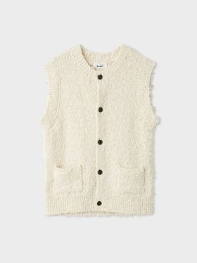 【ミースロエ/MIESROHE】のフラッフィーニットベスト 人気、トレンドファッション・服の通販 founy(ファニー) ファッション Fashion レディースファッション Ladies' Fashion Online アウター Coat Outerwear トップス・カットソー Tops/Tshirt ニット Knit Tops ベスト/ジレ Gilets/Vests |ID:prp329100004561561
