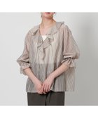 【ビューティ&ユース ユナイテッドアローズ/BEAUTY&YOUTH / UNITED ARROWS】のストライプ ラッフル ハーフスリーブ シャツ 人気、トレンドファッション・服の通販 founy(ファニー) ファッション Fashion レディースファッション Fashion for Women トップス・カットソー Cut & Sew Tops シャツ・ブラウス・オフィスカジュアル Elegant Blouses & Button-Ups おすすめ Recommended / Our Picks インナー Innerwear ジャケット Jacket, Outerwear ストライプ Stripe, Striped Pattern スリーブ Sleeve, Long Sleeve / Short Sleeve デニム Denim, Jeans Material ハーフ Half, Half-Length バランス Balance, Style Balance フェミニン Feminine, Girly フリル Frill, Ruffle ボトム Bottoms, Lower Wear ラッフル Ruffle, Frill リボン Ribbon, Bow 人気 Popular, Best Seller 無地 Plain, Solid Color thumbnail その他1|ID: prp329100004561563 ipo3291000000033228818