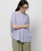 【ニコアンド/niko and】のCOMFORTリネンバンドブラウス 人気、トレンドファッション・服の通販 founy(ファニー) ファッション Fashion レディースファッション Ladies' Fashion Online トップス・カットソー Tops/Tshirt シャツ/ブラウス Shirts/Blouses おすすめ Recommend なめらか Smooth シンプル Simple リネン Linen ワイド Wide thumbnail ブルーストライプ80|ID: prp329100004561564 ipo3291000000032497293