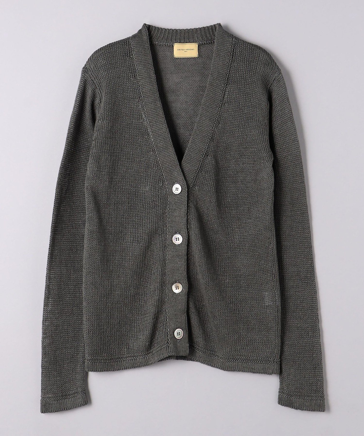 【その他のブランド/Other】のVネックカーディガン インテリア・キッズ・メンズ・レディースファッション・服の通販 founy(ファニー) 　ファッション　Fashion　レディースファッション　WOMEN　トップス・カットソー　Tops/Tshirt　カーディガン　Cardigans　Vネック　V-Neck　おすすめ　Recommend　カーディガン　Cardigan　シンプル　Simple　チェーン　Chain　リラックス　Relax　夏　Summer　春　Spring　S/S・春夏　Ss・Spring/Summer　MD.GRAY|ID: prp329100004561584 ipo3291000000032253737