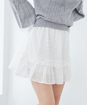 【マジェスティック レゴン/MAJESTIC LEGON】のプチフリルギャザーミニスカパン 人気、トレンドファッション・服の通販 founy(ファニー) ファッション Fashion レディースファッション WOMEN ガーリー Girly ギャザー Gather フリル Frills |ID:prp329100004561632