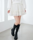 【マジェスティック レゴン/MAJESTIC LEGON】のプチフリルギャザーミニスカパン 人気、トレンドファッション・服の通販 founy(ファニー) ファッション Fashion レディースファッション WOMEN ガーリー Girly ギャザー Gather フリル Frills thumbnail アイボリー柄|ID: prp329100004561632 ipo3291000000032254236