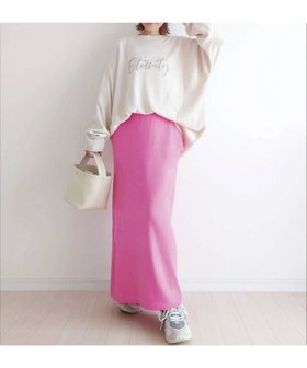 【コーナーズ/CORNERS】の【CORNERS by yui】ニットタイトスカート 人気、トレンドファッション・服の通販 founy(ファニー) ファッション Fashion レディースファッション Fashion for Women スカート Skirts おすすめ Recommended / Our Picks シンプル Simple, Minimal スウェット / スエット Sweatshirt, Sweatwear スリット Slit, Slit Detail フェミニン Feminine, Girly ポケット Pocket, Pocket Detail |ID:prp329100004561636