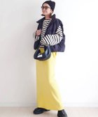 【コーナーズ/CORNERS】の【CORNERS by yui】ニットタイトスカート 人気、トレンドファッション・服の通販 founy(ファニー) ファッション Fashion レディースファッション Fashion for Women スカート Skirts おすすめ Recommended / Our Picks シンプル Simple, Minimal スウェット / スエット Sweatshirt, Sweatwear スリット Slit, Slit Detail フェミニン Feminine, Girly ポケット Pocket, Pocket Detail thumbnail イエロー|ID: prp329100004561636 ipo3291000000032776668