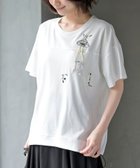 【アールピーエス/rps】のブラブラキャット裾ドロストTシャツ オフホワイト2|ID: prp329100004561665 ipo3291000000032490607
