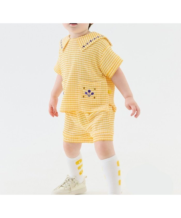 【モイモルン/moimoln / KIDS】の【セットアップ】ロディチェックトップス パンツ インテリア・キッズ・メンズ・レディースファッション・服の通販 founy(ファニー) https://founy.com/ ファッション Fashion キッズファッション Fashion for Kids トップス・カットソー Cut & Sew Tops ボトムス Bottoms セットアップ Matching Sets キッズトップス Tops おすすめ Recommended / Our Picks セットアップ Set-Up, Coordinated Outfit チェック Check, Plaid, Tartan ポケット Pocket, Pocket Detail 夏 Summer |ID: prp329100004561673 ipo3291000000033494293