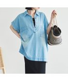 【ドゥ アルシーヴ/Doux archives】のデニムスキッパーチュニック 人気、トレンドファッション・服の通販 founy(ファニー) ファッション Fashion レディースファッション WOMEN トップス・カットソー Tops/Tshirt スキッパー Skipper スリット Slit デニム Denim フロント Front ポケット Pocket 人気 Popularity thumbnail SAX|ID: prp329100004561675 ipo3291000000032254656