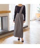 【ルージュヴィフラクレ/Rouge vif la cle】の【セットアップ対応】アシメトリー サスペンダー付きスカート グレー|ID: prp329100004561700 ipo3291000000032254870