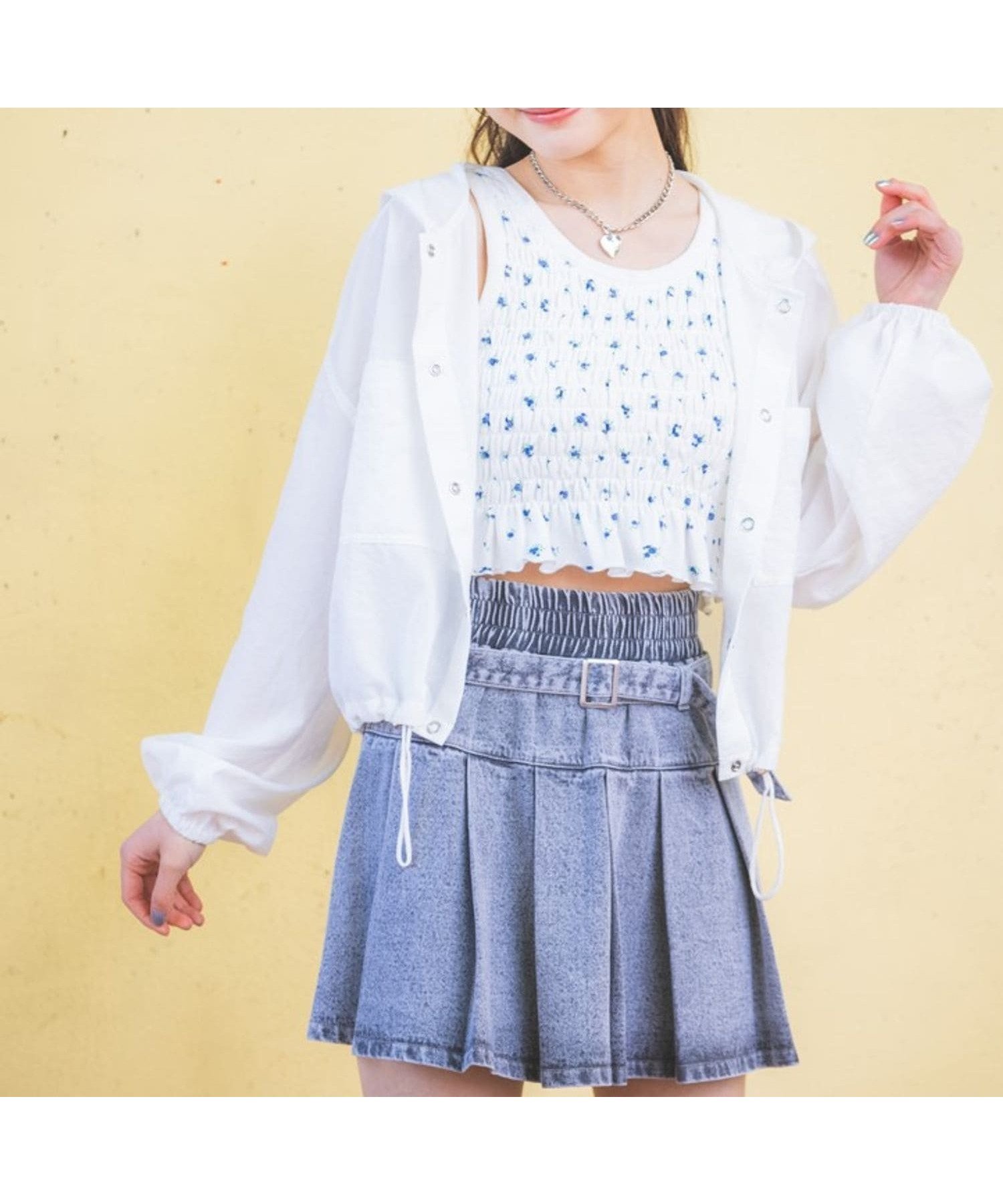 【レピピアルマリオ/repipi armario / KIDS】の【UVカット】スパンボイルショートパーカー 人気、トレンドファッション・服の通販 founy(ファニー) 　ファッション　Fashion　キッズファッション　Fashion for Kids　おすすめ　Recommended / Our Picks　ショート　Short, Short Length　ドローコード　Drawcord, Drawstring Cord　ボトム　Bottoms, Lower Wear　夏　Summer　春　Spring　S/S・春夏　SS, Spring/Summer, Warm Season　 other-1|ID: prp329100004561705 ipo3291000000032710597