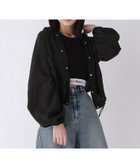 【レピピアルマリオ/repipi armario / KIDS】の【UVカット】スパンボイルショートパーカー 人気、トレンドファッション・服の通販 founy(ファニー) ファッション Fashion キッズファッション Fashion for Kids おすすめ Recommended / Our Picks ショート Short, Short Length ドローコード Drawcord, Drawstring Cord ボトム Bottoms, Lower Wear 夏 Summer 春 Spring S/S・春夏 SS, Spring/Summer, Warm Season thumbnail ブラック09|ID: prp329100004561705 ipo3291000000032710599