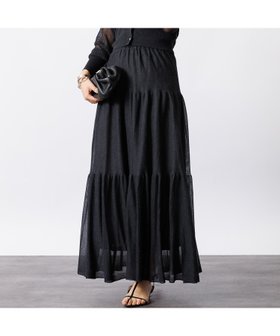 【ルージュヴィフラクレ/Rouge vif la cle】の【セットアップ対応】シアーティアードスカート 人気、トレンドファッション・服の通販 founy(ファニー) ファッション Fashion レディースファッション WOMEN セットアップ Setup スカート Skirt スカート Skirt ティアードスカート Tiered Skirts カーディガン Cardigan セットアップ Set Up ティアード Tiered ティアードスカート Tiered Skirt フェミニン Feminine 夏 Summer 春 Spring S/S・春夏 Ss・Spring/Summer |ID:prp329100004561706