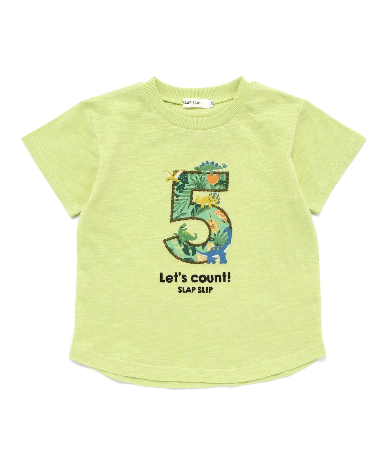 【その他のブランド/Other】の【お揃い/接触冷感】総柄ナンバリングカウントパッチTシャツ(80~130cm) インテリア・キッズ・メンズ・レディースファッション・服の通販 founy(ファニー) 　ファッション　Fashion　キッズファッション　Fashion for Kids　オレンジ　Orange　ヴィンテージ　Vintage Style　クール　Cool, Chic　サングラス　Sunglasses, Shades　ショート　Short, Short Length　スカーフ　Scarf, Neckwear　ハーフ　Half, Half-Length　フロント　Front, Front Design　プリント　Print, Printed Pattern　ボタニカル　Botanical, Floral Pattern　半袖　Short Sleeve, Half Sleeve　帽子　Hat, Headwear　モチーフ　Motif, Design Theme　おすすめ　Recommended / Our Picks　2025年　2025　2025春夏・S/S　Spring/Summer 2025 SS25　グリーン|ID: prp329100004561713 ipo3291000000032986525