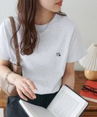 【ディスコート/Discoat】の【9色展開】線抜きハート刺繍コンパクト半袖Tシャツ《WEB限定》 クリア|ID: prp329100004561724 ipo3291000000033569977