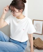 【ディスコート/Discoat】の【9色展開】線抜きハート刺繍コンパクト半袖Tシャツ《WEB限定》 ホワイトその他1|ID: prp329100004561724 ipo3291000000033569982