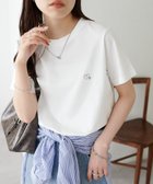 【ディスコート/Discoat】の【9色展開】線抜きハート刺繍コンパクト半袖Tシャツ《WEB限定》 ホワイトその他2|ID: prp329100004561724 ipo3291000000033569984