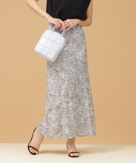 【ナノ ユニバース/nano universe】 ぼかしプリントロングスカート人気、トレンドファッション・服の通販 founy(ファニー) ファッション Fashion レディースファッション WOMEN スカート Skirt ロングスカート Long Skirt 2022年 2022 2022 春夏 S/S Ss,Spring/Summer,2022 セットアップ Set Up フレア Flare プリント Print モザイク Mosaic ロング Long |ID:prp329100004561734