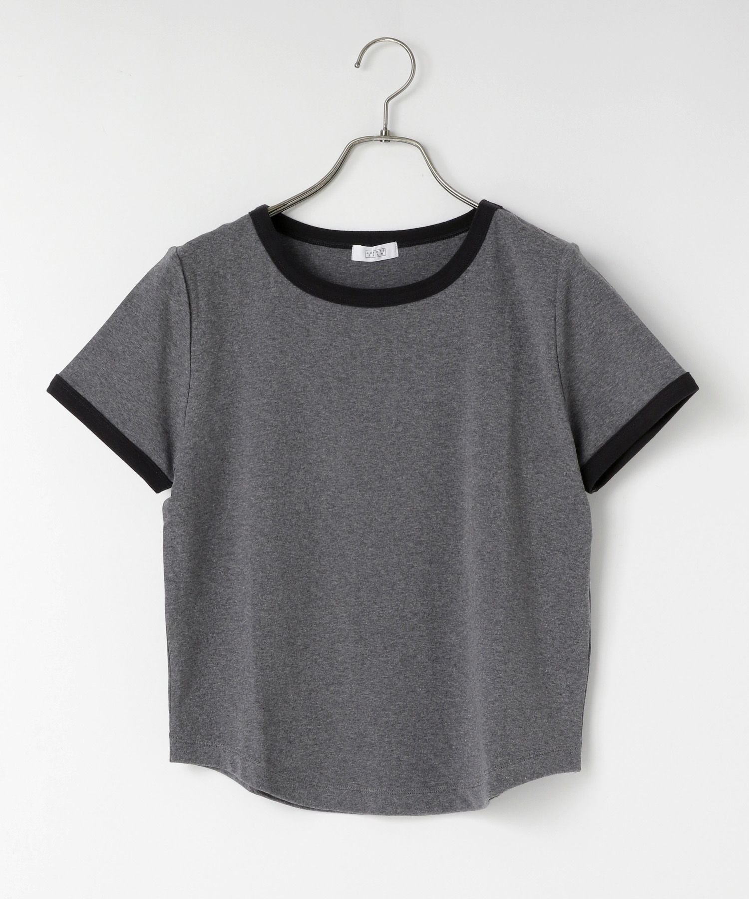【ローリーズファーム/LOWRYS FARM】のリンガーTEE インテリア・キッズ・メンズ・レディースファッション・服の通販 founy(ファニー) 　ファッション　Fashion　レディースファッション　WOMEN　おすすめ　Recommend　インナー　Inner　ビスチェ　Bustier　チャコールグレー|ID: prp329100004561743 ipo3291000000032305335