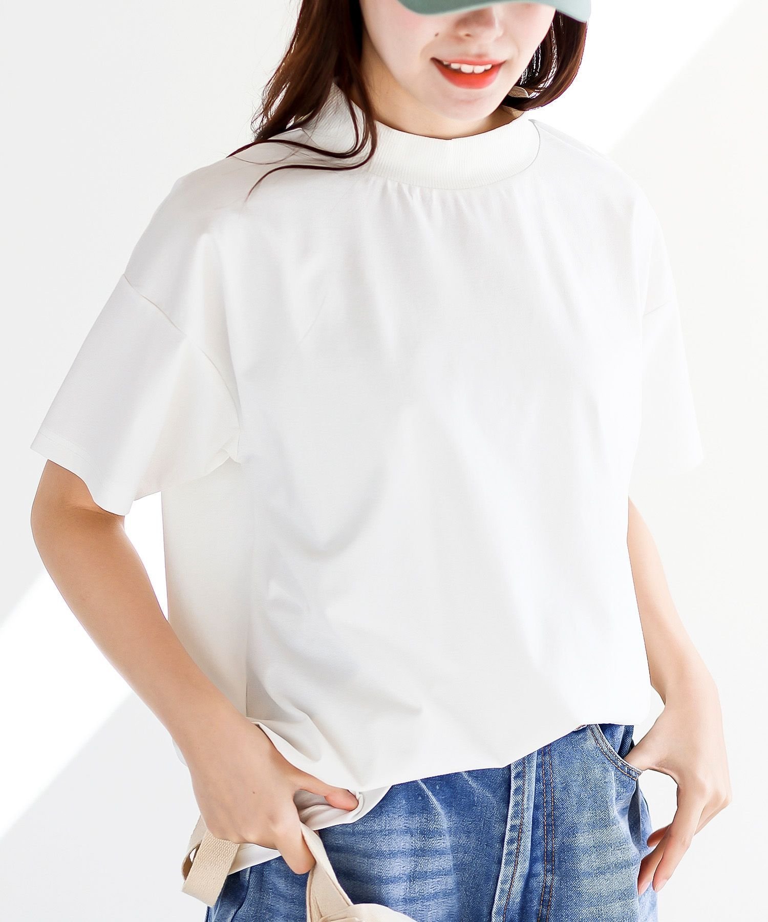 【アールピーエス/rps】のドライタッチリブネックT 人気、トレンドファッション・服の通販 founy(ファニー) 　ファッション　Fashion　レディースファッション　Fashion for Women　ショルダー　Shoulder, Shoulder Strap　シンプル　Simple, Minimal　ストレッチ　Stretch, Stretchy Fabric　ドロップ　Drop Shoulder, Dropped Style　再入荷　Restock / Back in Stock　 other-1|ID: prp329100004561754 ipo3291000000032728434