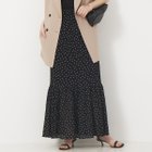 【ルージュヴィフラクレ/Rouge vif la cle】のサッカードットティアードスカート ブラック|ID: prp329100004561790 ipo3291000000032255501