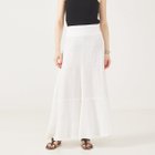 【ルージュヴィフラクレ/Rouge vif la cle】の【セットアップ対応】麻製品染マキシスカート ホワイト|ID: prp329100004561791 ipo3291000000032255507