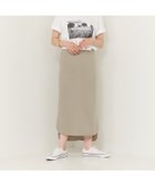 【コレックス/collex】のサイドスリットIラインロングスカート セージグリーン|ID: prp329100004561815 ipo3291000000032255682
