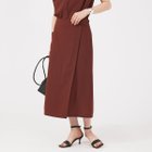 【ルージュヴィフラクレ/Rouge vif la cle】の【セットアップ対応】ラップスカート ブラウン|ID: prp329100004561816 ipo3291000000032255685