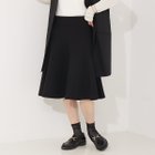 【ルージュヴィフラクレ/Rouge vif la cle】の【セットアップ対応】ニットフレアミニスカート ブラック|ID: prp329100004561818 ipo3291000000032255692