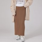 【ルージュヴィフラクレ/Rouge vif la cle】の【セットアップ対応】ストレッチリブニットスカート ブラウン|ID: prp329100004561822 ipo3291000000032255715