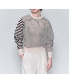 【その他のブランド/Other】の6(ROKU) シアー ボーダークルーネック プルオーバー BEIGE|ID: prp329100004561834 ipo3291000000032255773