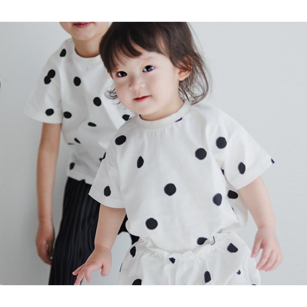 【ブランシェス/branshes / KIDS】の【b.+A】金子綾/半袖Tシャツ インテリア・キッズ・メンズ・レディースファッション・服の通販 founy(ファニー) 　ファッション　Fashion　キッズファッション　KIDS Children’s Clothing　シンプル　Simple　チェック　Check　ドット　Dot　手描き　Hand Drawn　人気　Popularity　フォルム　Form　ベーシック　Basic　ボトム　Bottom　半袖　Short Sleeve　モノトーン　Monotone　リラックス　Relax　エレガント 上品　Elegant　91:ドット柄オフ|ID: prp329100004561842 ipo3291000000032626648