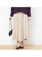 【ルージュヴィフラクレ/Rouge vif la cle】のミックスプリーツスカート ベージュ|ID: prp329100004561896 ipo3291000000032256123