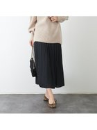 【ルージュヴィフラクレ/Rouge vif la cle】のドビーギャザースカート 人気、トレンドファッション・服の通販 founy(ファニー) ファッション Fashion レディースファッション WOMEN スカート Skirt ギャザー Gather スウェット Sweat ビッグ Big thumbnail ブラック|ID: prp329100004561914 ipo3291000000032256217
