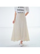 【ルージュヴィフラクレ/Rouge vif la cle】のドットロングスカート アイボリー|ID: prp329100004561921 ipo3291000000032256255