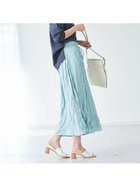【アバハウスマヴィ/abahouse mavie】の【セットアップ対応】プリーツスカート サックスブルー|ID: prp329100004561926 ipo3291000000032256305