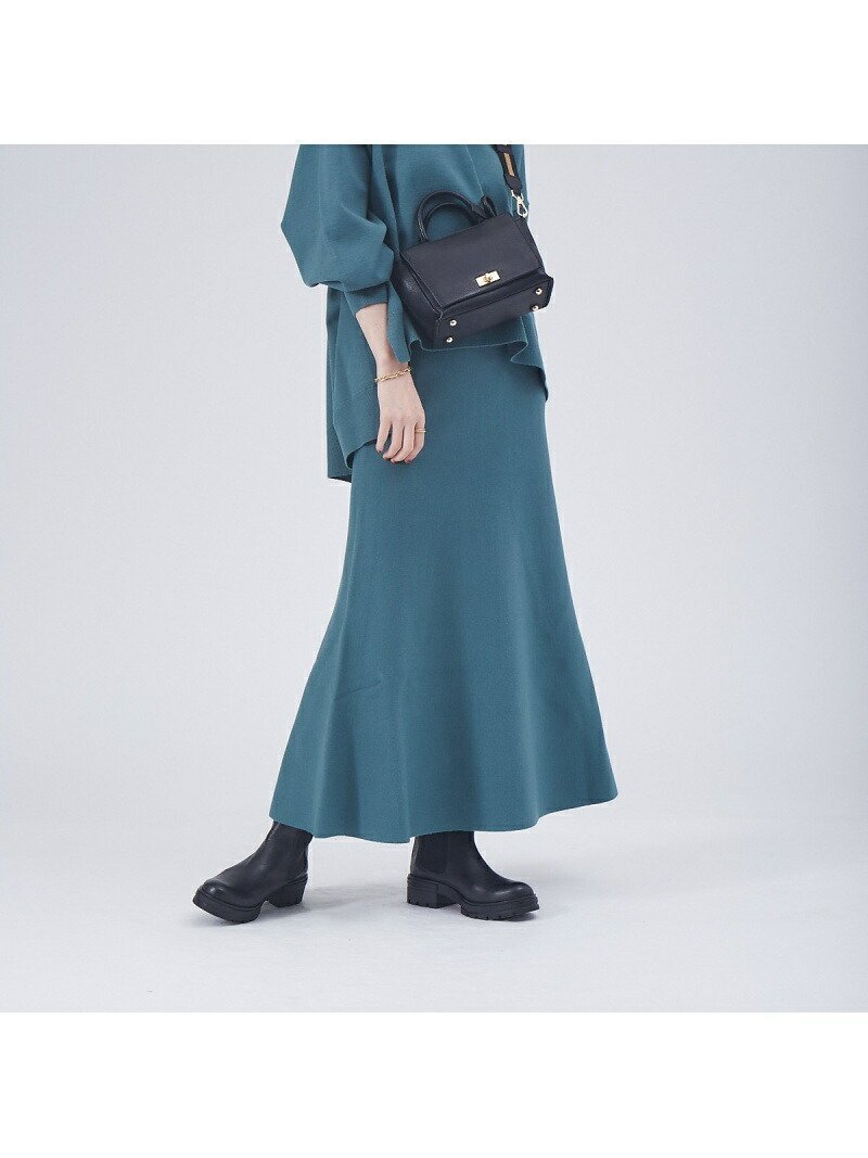 【ルージュヴィフラクレ/Rouge vif la cle】の【セットアップ対応】フレアニットスカート 人気、トレンドファッション・服の通販 founy(ファニー) 　ファッション　Fashion　レディースファッション　WOMEN　セットアップ　Setup　スカート　Skirt　おすすめ　Recommend　セットアップ　Set Up　マーメイド　Mermaid　エレガント 上品　Elegant　楽ちん　Easy　 other-1|ID: prp329100004561929 ipo3291000000032256317