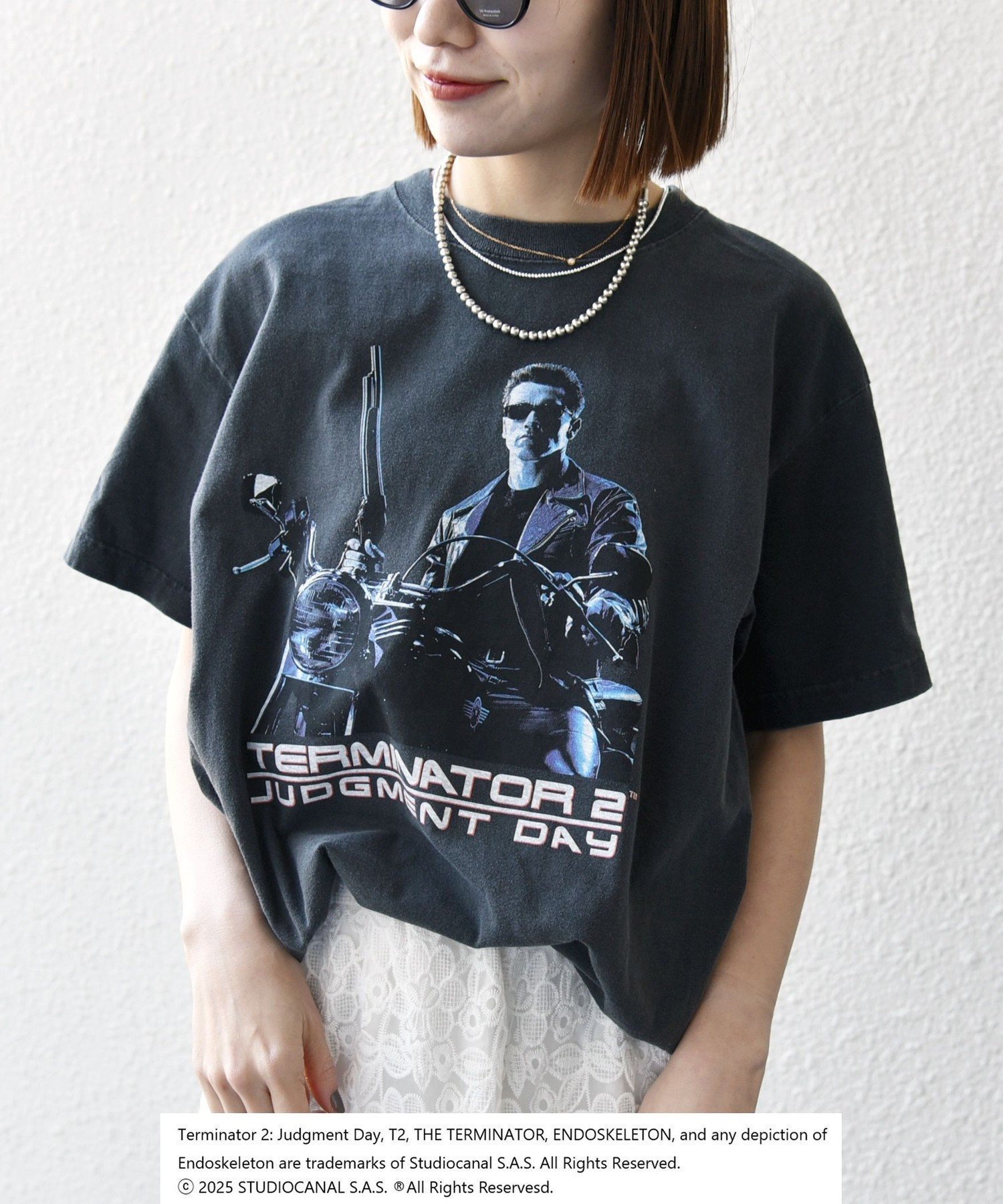 【シップス フォー ウィメン/SHIPS】のGOOD ROCK SPEED ターミネーター グラフィック プリント Tシャツ インテリア・キッズ・メンズ・レディースファッション・服の通販 founy(ファニー) 　ファッション　Fashion　レディースファッション　WOMEN　トップス・カットソー　Tops/Tshirt　シャツ/ブラウス　Shirts/Blouses　ロング / Tシャツ　T-Shirts　おすすめ　Recommend　インナー　Inner　グラフィック　Graphic　プリント　Print　ヴィンテージ　Vintage　夏　Summer　ブラック|ID: prp329100004561934 ipo3291000000032256334
