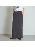 【ルージュヴィフラクレ/Rouge vif la cle】の【セットアップ対応】ワッフルロングスカート チャコールグレー|ID: prp329100004561941 ipo3291000000032256365