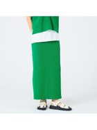 【ルージュヴィフラクレ/Rouge vif la cle】の【セットアップ対応】ストレッチタイトリブスカート グリーン|ID: prp329100004561943 ipo3291000000032256373